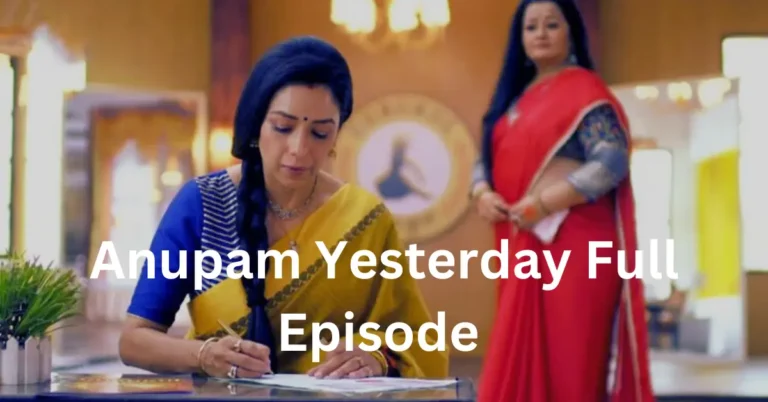 Anupama Yesterday Episode